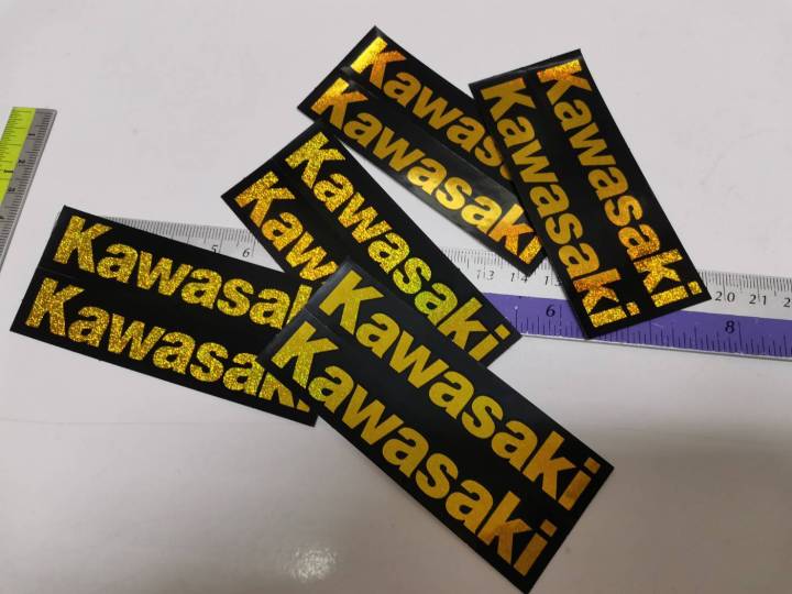 สติ๊กเกอร์-คำว่า-kawasaki-คาวาซากิ-สี่เหลี่ยม-sticker-ติดรถ-แต่งรถ-สวย-ติดรถมอเตอร์ไซด์-ติดมอเตอร์ไซด์-คาวา-kawa