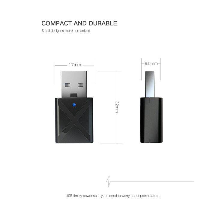 2019-ใหม่-usb-เครื่องส่งสัญญาณบลูทู-ธ-รับ-2-in-1-อะแดปเตอร์เสียงไร้สาย-5-0-คอมพิวเตอร์ทีวี