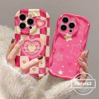 5T 7i 7 7se 8 8se 9 10 Mate 30 40 P30 P40 P50 P60 สีชมพู หัวใจ ดาว เคสโทรศัพท์ นิ่ม ขอบโค้ง หยัก