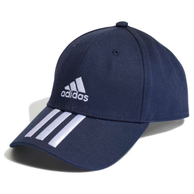 Adidas หมวกแก๊ปผ้าทวิลอดิดาส Adidas Baseball 3 Stripes HN1037 (Blue/White) สินค้าลิขสิทธิ์แท้