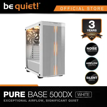 Be Quiet Pure Base 500DX White, Mid Tower ATX case, ARGB, 3 pre