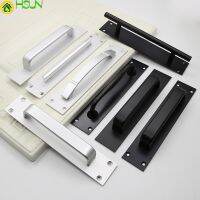 【CW】 2 pcs Non perforated aluminum alloy handle glass doors windows sliding door wooden open mounted large