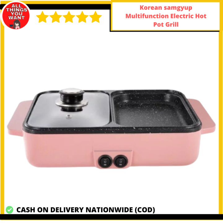 *ALLTHINGSYOUWANT* Korean samgyup Multifunction Electric Hot Pot Grill