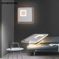 DOOMYHOME ไฟอะคริลิคเพดาน LED ทันสมัยใหม่ทางไกลเครื่องหรี่ไฟสำหรับห้องนั่งเล่นห้องอ่านหนังสือห้องนอนอพาร์ตเมนต์ทางเดินโคมไฟในร่ม