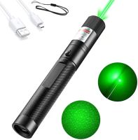 Green Laser Pointer-303 10000m USB Charging Built-in Battery Laser Torch High Powerful Red Dot Single Starry Burning Match