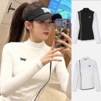 Golf womens long-sleeved bottoming clothes plus velvet warm quick-drying breathable slim elastic ball clothes look thin Amazingcre Honma Malbon Mizuno PEARLY GATES  Scotty Cameron1❖