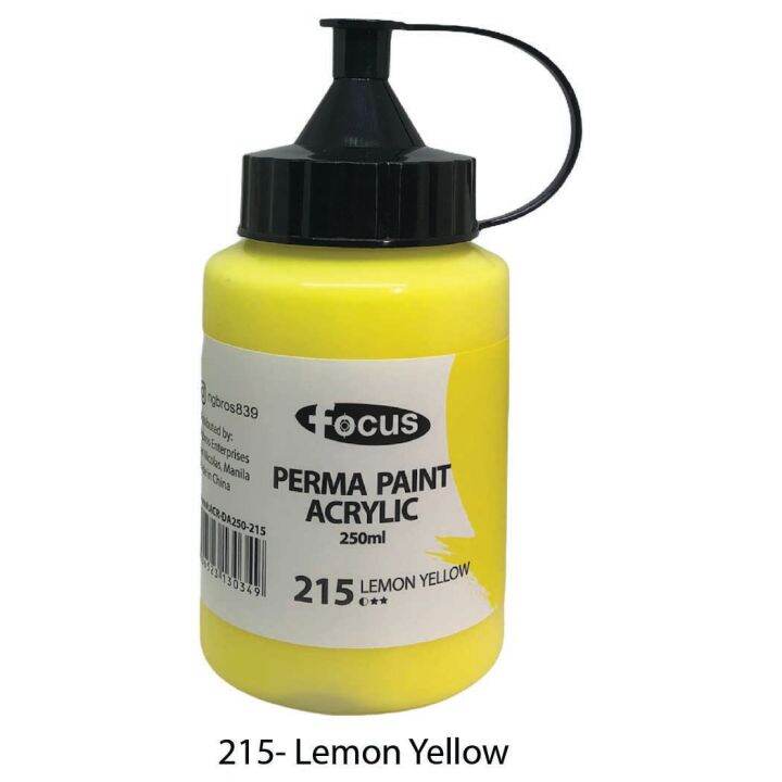 Focus Perma Paint Acrylic 250ml Lazada PH