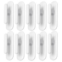 10pcs Bedroom Kitchen Bathroom Hooks Curtains Home Office Bundlers Window Wall Safety Self Adhesive Baby Living Room White Plastic Blind Cord Holder