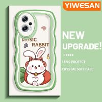 YIWESAN เคสสำหรับ Xiaomi POCO X4 GT 5G Redmi K50i Note 11T Pro Plus เคสโทรศัพท์กันกระแทกฤดูใบไม้ร่วงรอบคลุมหลอกรูปแบบแครอทรูปกระต่ายน่ารักสำหรับเคสโทรศัพท์