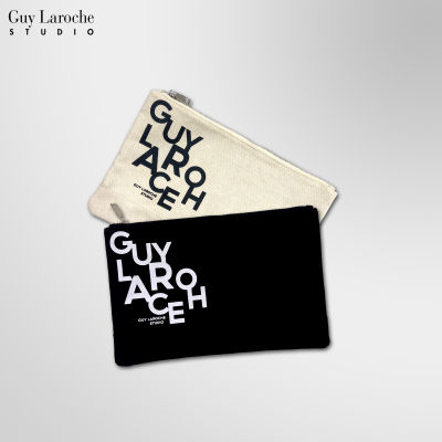Guy Laroche Studio POUCH BAG กระเป๋าผ้าแคนวาส รุ่น JIZ6000 JIZ6001