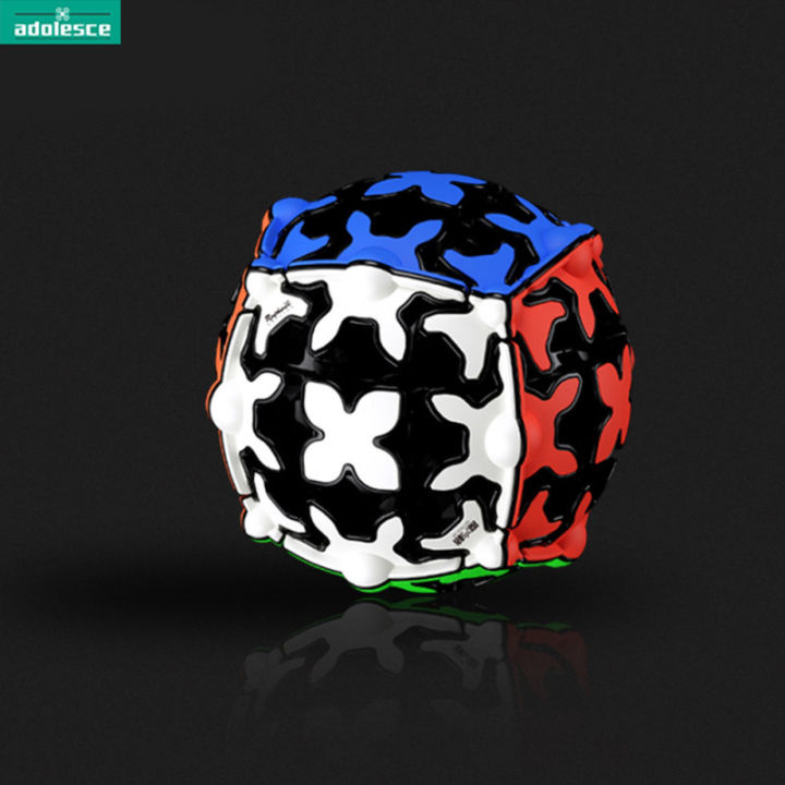 ls-พร้อมส่ง-qiyi-magic-cube-gear-cube-3x3-gear-ball-shaped-smooth-cube-ของเล่นเกมมืออาชีพ-cod