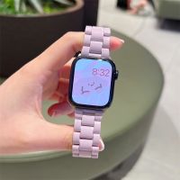 {TATLLr}สายนาฬิกา Candy สำหรับ Apple Watch Series 7 Band 41มม. 45มม. 42มม. 38มม. เรซิ่น Correa สำหรับ Iwatch 6 5 4 3 2 44มม. 40มม. Macaron สร้อยข้อมือ