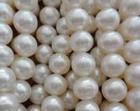 Wholesale Jewelry 8mm AA Round Pearl StrandWhite Color Cultured Freshwater Pearl Loose Beads From China Material Offer