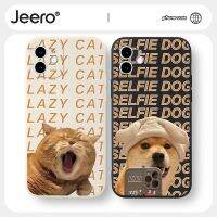 [ส่งสินค้าภายใน 24 ชั่วโมง]Jeero เคสคู่ เคสไอโฟน คู่รัก ขอบเหลี่ยมกันกระแทกซิลิโคนนุ่มน่ารักตลก เคสศัพท์ Compatible for 13 12 11 Pro Max SE 2023 X XR XS 8 7 6 6S Plus พลัส HFF123