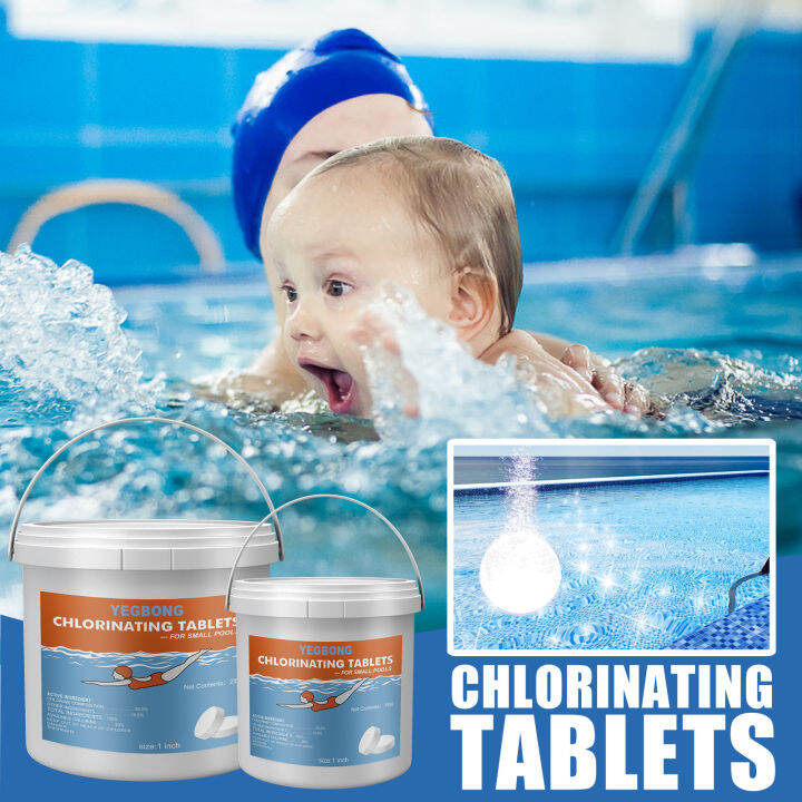 Yegbong Swimming Pool Effervescent Tablets Chlorine Tablets Instant