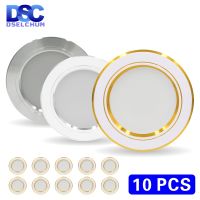 10pcslot Led Downlight 220v Ceiling Light 5W 9W 12W Recessed Down light Round Led Panel Light 15W 18 W Spotlight Indoor Lighting