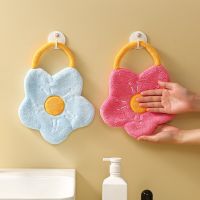 Small Hand Towel With Hook Creative Colorful Home Towels for Kid Quick Drying Towel Microfiber Towel Reusable And Washable Wipes Knitting  Crochet