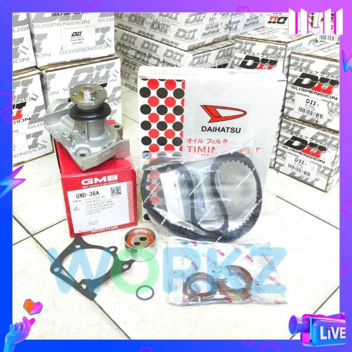 *DAIHATSU* KANCIL 660 TIMING BELT KIT SET 100,000KM + GMB WATER PUMP PERODUA Lazada