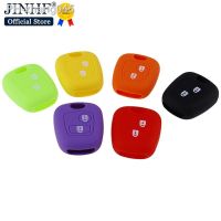 2 Buttons Silicone Rubber Car Remote Key Case Cover For 107 206 307 207 408 Key Protector Holder Shell