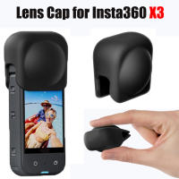 ฝาครอบเลนส์สำหรับ Insta360หนึ่ง X3/X2กล้องพาโนรามาซิลิโคนนิ่มป้องกันทุกเลนส์ทรงกลมเคสไอโฟนกันฝุ่น