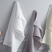 Soft Cotton Bath Towel for s Super Absorbent Waffle Bathroom Shower Towel Set Solid Color Plaid Face Care Towel