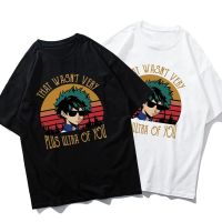 ญี่ปุ่นอะนิเมะBoku No Hero Academiaแขนสั้นเสื้อยืดTops S-5XL