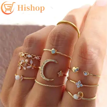 Buy I Jewels Adjustable Silver Plated CZ Ring for Women (A81FL127) at  Amazon.in