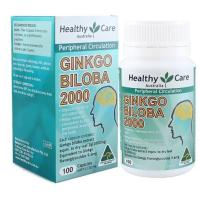 NEW. กิงโกะความเข้มข้นสูง Gingko 2000mg 100เม็ด ใบแปะก๊วยสกัด แบรนด์ดังออสเตรเลีย