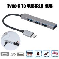 【discount】 The Auto Zone Type-C ถึง4 Usb Hub Expander มินิแบบพกพา4-Port Usb 3.0 Hub Usb Power Interface สำหรับ Mac-Book แล็ปท็อปคอมพิวเตอร์