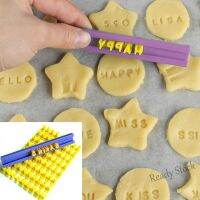 【Ready Stock】 ❧ C14 73pcs English letter mold number mold chocolate/biscuit jelly knife/embossing decoration mold