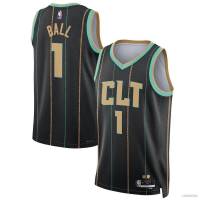 เสื้อกีฬาบาสเก็ตบอล ลายทีม NBA Jersey Charlotte Hornets Estar 22-23 พลัสไซซ์ สําหรับผู้ชาย และผู้หญิง