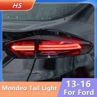 ชุดไฟท้าย LED สำหรับ Ford Mondeo 13-16ไฟเบรควิ่งด้านหลังรถยนต์สัญญาณไฟเลี้ยวแบบไดนามิกย้อนกลับไฟท้ายรถยนต์