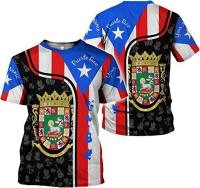 2023 new arrive- xzx180305   Personalized name Puerto Rico T-shirt 3D, Puerto Rico shirt for male women, puert