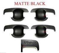 Hilux SR5 Vigo Toyota Matt Black Handle Insert Bowl Cup Trim 2005-2015 15