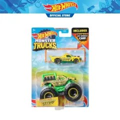 Carrinho Duplo Hot Wheels Monster Truck 1:64 Carbonator VS Bad Scoop - De  Coração Shop