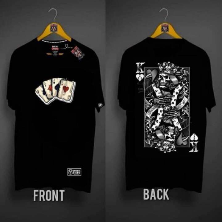 Customized Vinyl Print Shirt No Etiketa A4 Front A3 Back Print Size for ...