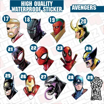 Marvel Superhero Stickers 100 Pcs