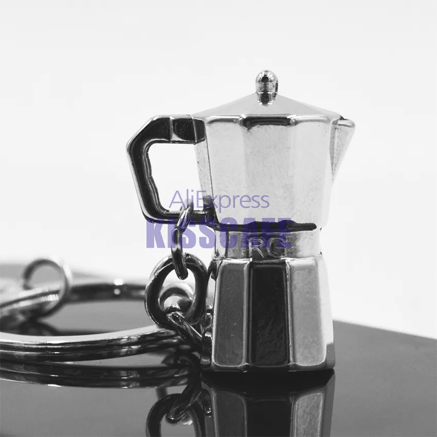 Coffeeware Espresso Accessories Gift Coffee Machine Handle Moka Pitcher  Keyring Portable Creative Barista Coffee Tamper Keychain