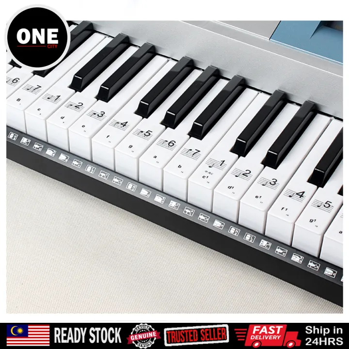 *Piano Stickers Removable Keyboard Sticker for 88/61/54/49 Keys钢琴贴纸