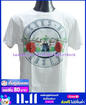 เสื้อวง GUNS N ROSES กันส์แอนด์โรสเซส ไซส์ยุโรป เสื้อยืดวงดนตรีร็อค เสื้อร็อค  GUN8071 เสื้อวงวินเทจ90s