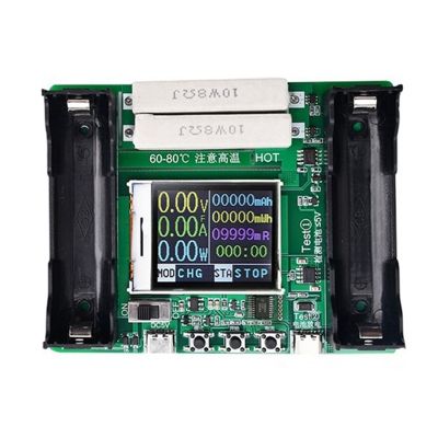 5V 18650 LCD Display Lithium Battery Capacity Tester Detector Module with Charging Discharge Function Type-C Port