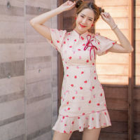 Icyicy Hong Li  Berry Dress (พร้อมส่ง)