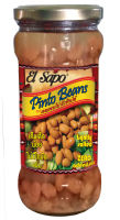 ตราเอลซาโปถั่วพินโต (ปรุงสุก เค็มเล็กน้อย) 280gm น้ำหนักระบาย - El Sapo Pinto Beans (cooked, lightly salted)