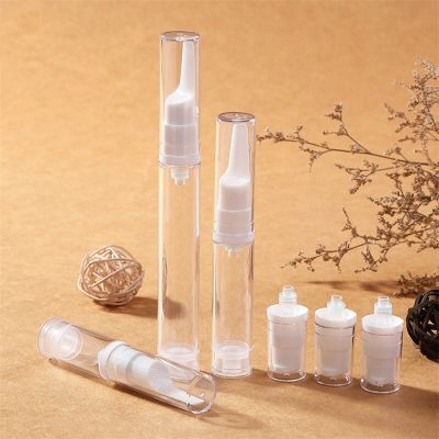 5/10/15ml Portable Repackaging Pump Makeup Sample Cosmetic Airless Liquid Travel Bottle