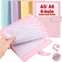 NEW Practical Budget Binder Leather Pockets A6 Macaron Cash Envelopes System Set Notebook for Money Budget Saving Bill Organizer Cleaning Tools