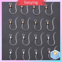 LIAOYING 20Pcs 12.5x11mm เรซินโปร่งใส ที่เกี่ยวหู ฐานการตั้งค่า ลูกปัดเม็ดกลม อุปกรณ์เสริม DIY การเดินทางการเดินทาง แบบพกพาได้ การทำเครื่องประดับ ต่างหูรูปดอกไม้