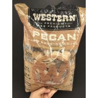 ?New Arrival? Western Pecan b b q Smoking Chips เศษไม้ หอม รมควัน กลิ่น พีแคน เวสเทิร์น 2 ปอน ??