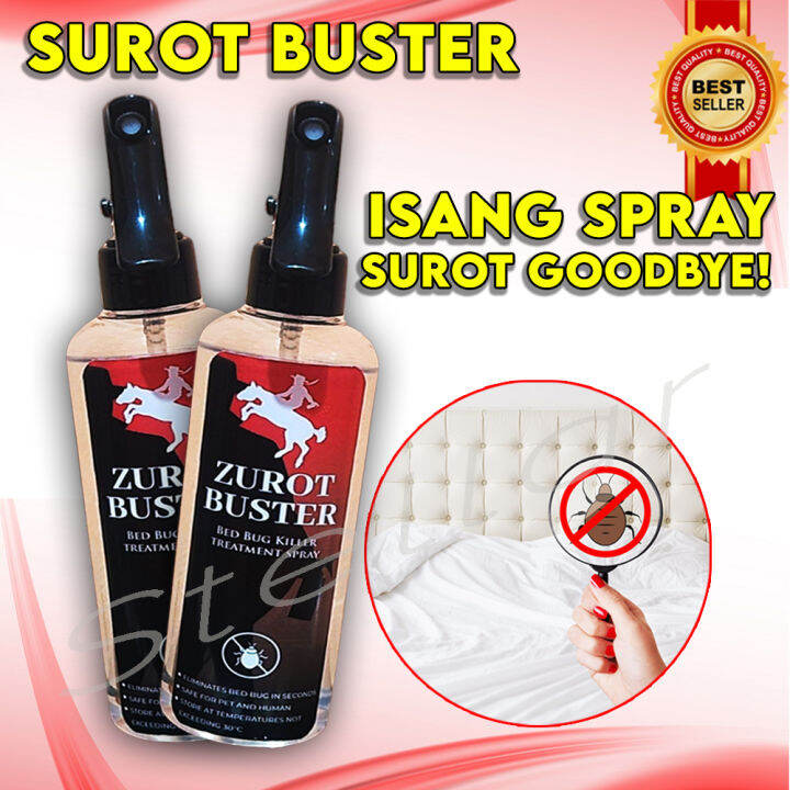Original Zurot Buster BedBug / Surot Killer Spray (250 ML), BEST FOR ...