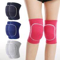 【hot】！ knee pads comfortable breathable stretchy volleyball football roller skating kneeling thickened sponge dance protectors