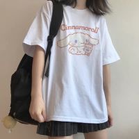 เสื้อยืดคอกลมใหม่ เสื้อยืดแขนสั้น ผ้าฝ้าย พิมพ์ลาย Cinnamoroll Babycinnamoroll ทรงหลวม เข้ากับทุกการแต่งกาย แฟชั่นฤดูร้อน สไตล์ญี่ปุ่น สําหรับผู้หญิง 2022 S-5XL